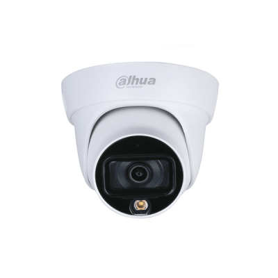 Camara HDCVI DOMO 8MP FULL COLOR 2.8MM C/MIC DISUACION ACTIVA DAHUA