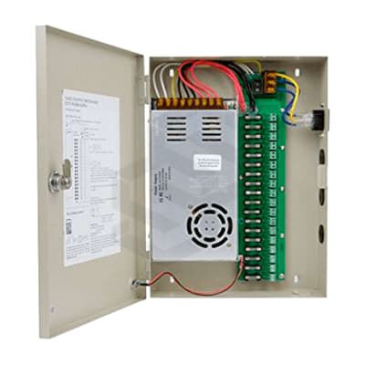 Fuente SWITCHING ZKTeco 12V 20A 18CH