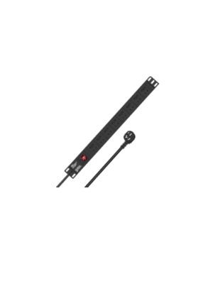 PDU ZKTECO 8 Puertos / 10A / Protección contra rayos / Aleación de aluminio