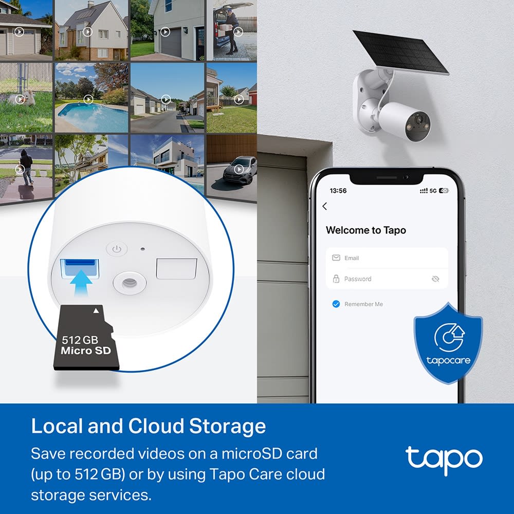 Kit de Cámara IP WiFi 3MP TPLINK CON PANEL SOLAR IP654