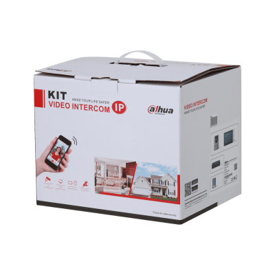 Kit de Videoportero IP con Frente de Calle Metalico, Monitor y Switch PoE DAHUA2