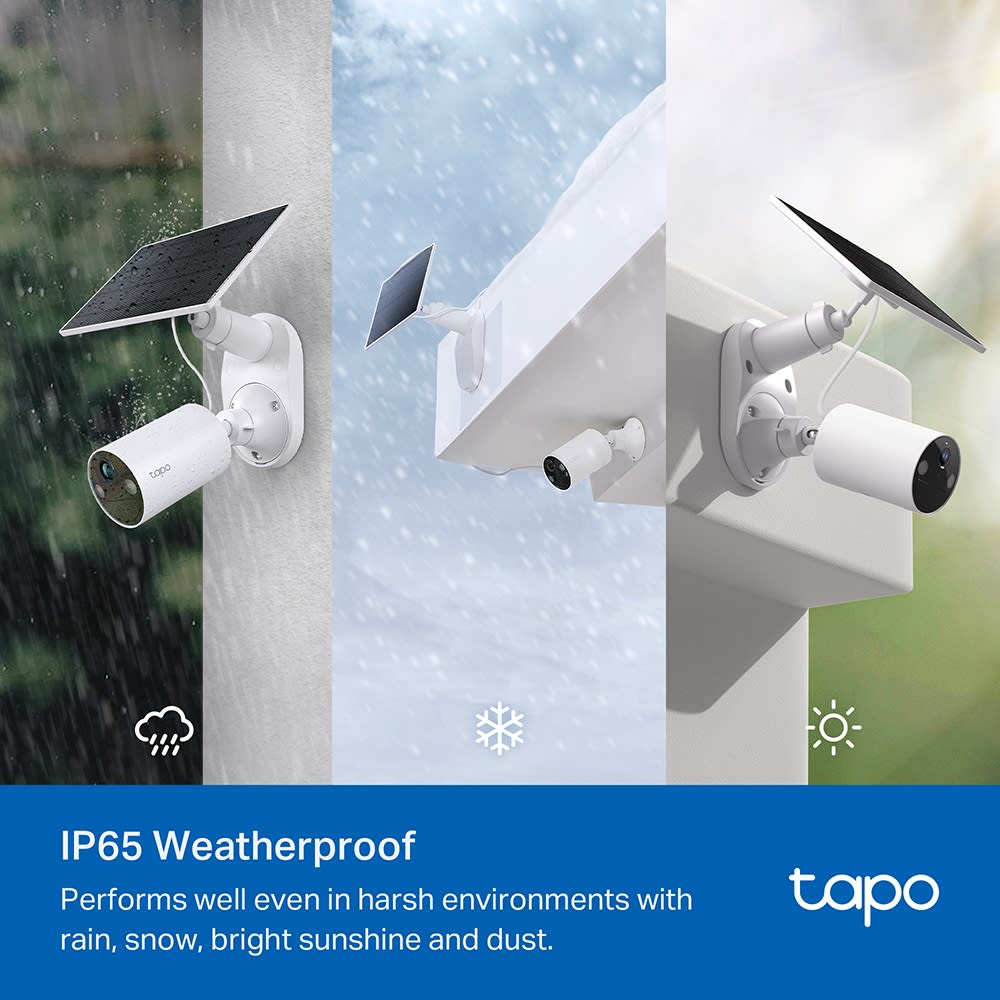 Kit de Cámara IP WiFi 3MP TPLINK CON PANEL SOLAR IP652