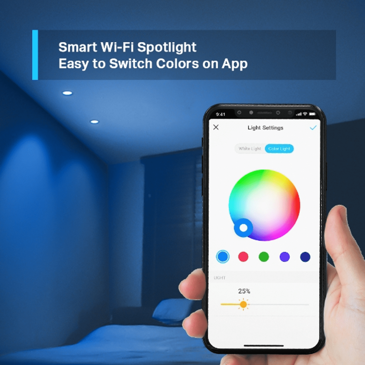 Bombilla GU10 Multicolor Wi-Fi Tapo TPLINK4