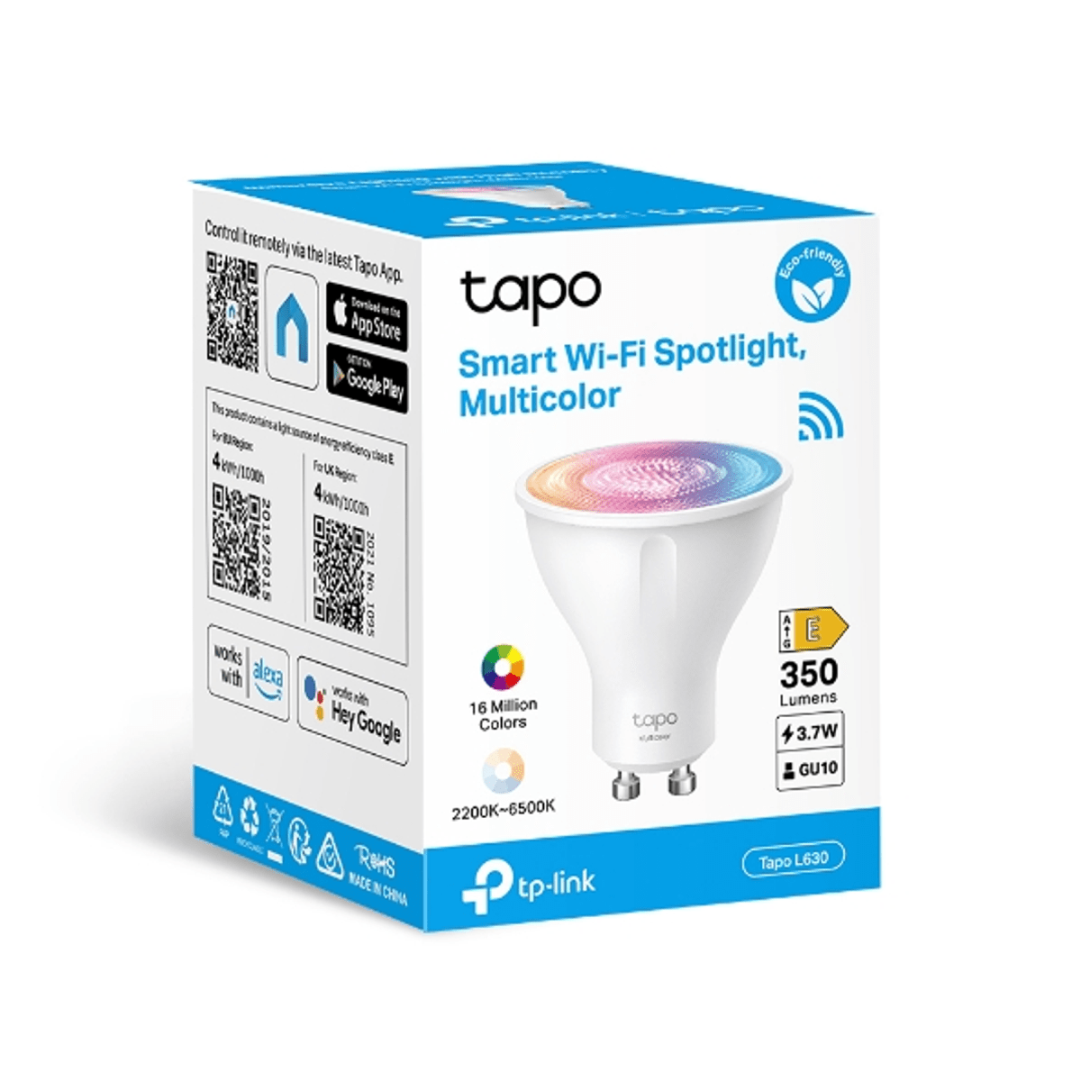 Bombilla GU10 Multicolor Wi-Fi Tapo TPLINK1