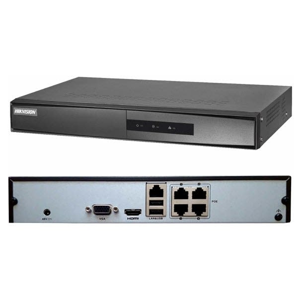 CCTV KIT IP HIKVISION NVR 4CH POE + 4 CAM 2MP2