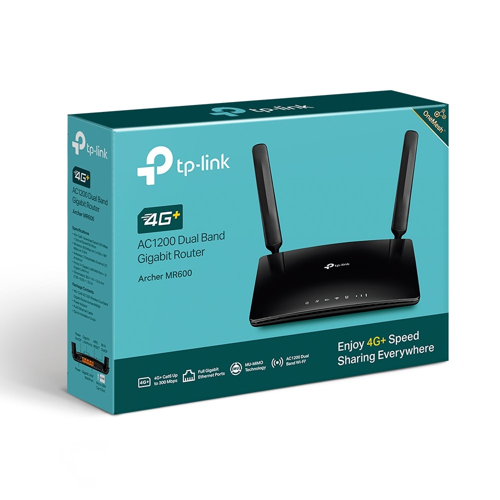 Router TP-Link Archer MR600 Gigabit 4G+ Cat6 AC12001