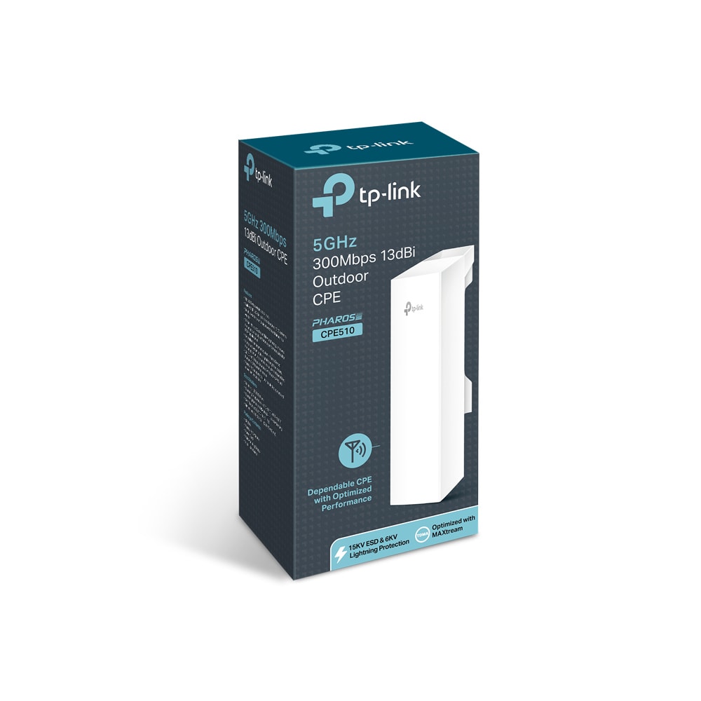 Punto de Acceso TPLINK EXTERIOR 5GHz, 300Mbps, 13dBi1