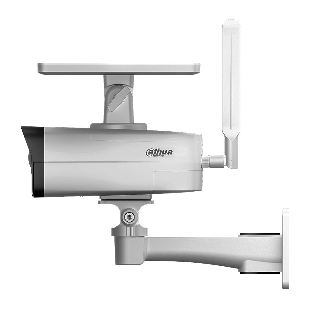 CÁMARA IP DAHUA Bala 4G con Panel Solar 4MP 2.8mm IR50 LED30 IP671