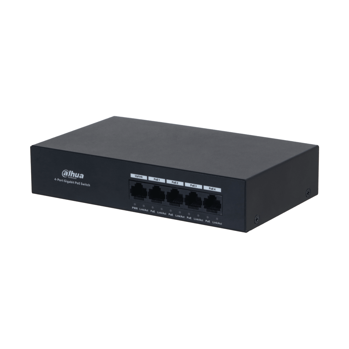 SWITCH POE DAHUA GIGABIT 4 PUERTOS 36W 0