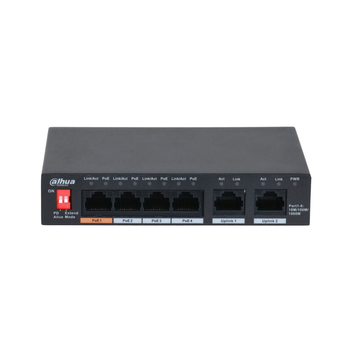 SWITCH  PoE 4 Puertos DAHUA - 60W GIGABIT3