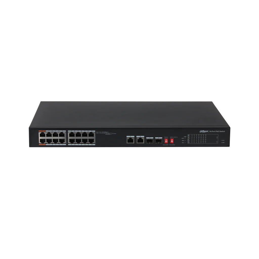 SWITCH POE 16 BOCAS. LAYER 2 DAHUA 0