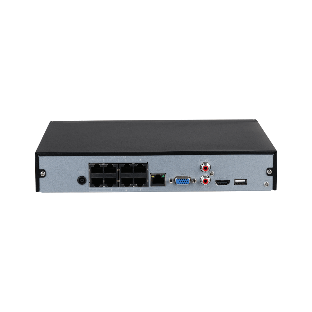 NVR DAHUA 8CH 4K 80Mbps 1DD + 8 PoE h.265 IVS 1U1