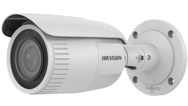 CAMARA IP HIKVISION 2MP VF 2.8-12mm moto. Exir DWDR IR 30m IP67 POE2