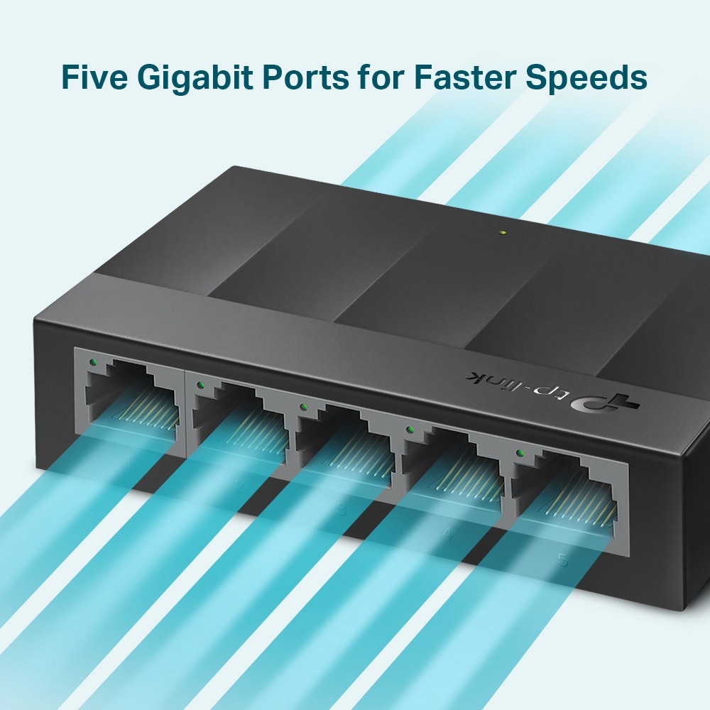 SWITCH TPLINK 5CH 10/100/1000MBPS GIGABIT3