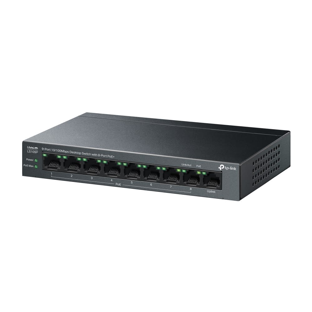 SWITCH POE TPLINK 8CH 10/100 MBPS3