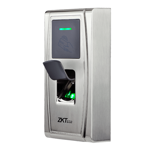TERMINAL DE CONTROL DE ACCESO STANDALONE ANTIVANDALICA IP65 HUELLA / TARJETA ID ZKTECO 0