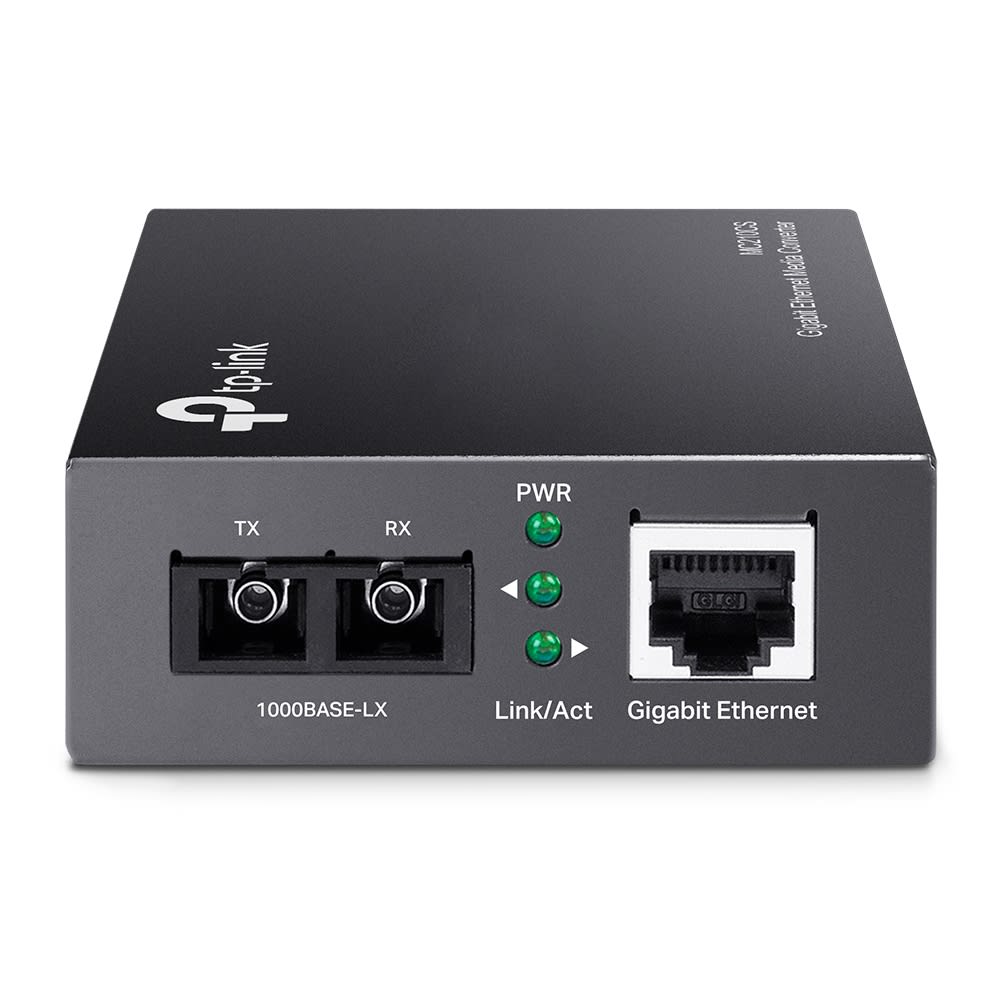 Convertidor de Medios Ethernet Gigabit HASTA 15KM TPLINK2