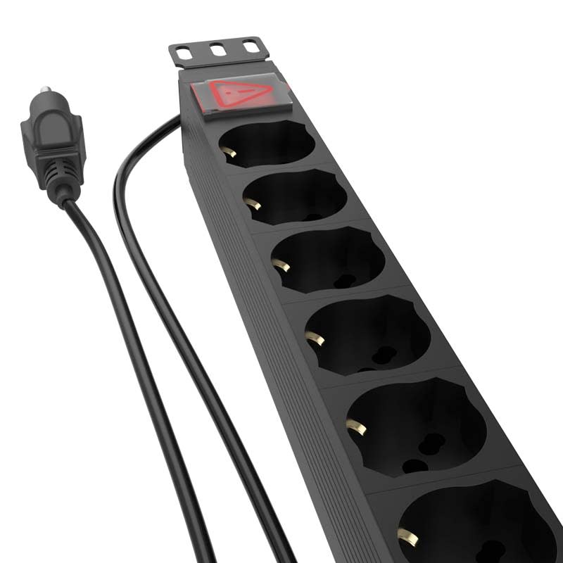 PDU NXT 8 tomas electricas 1U 220V/16A enchufe nacional NEXXT5