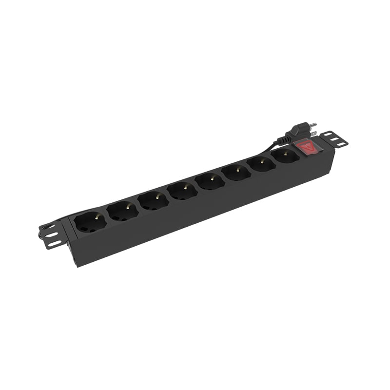 PDU NXT 8 tomas electricas 1U 220V/16A enchufe nacional NEXXT 0