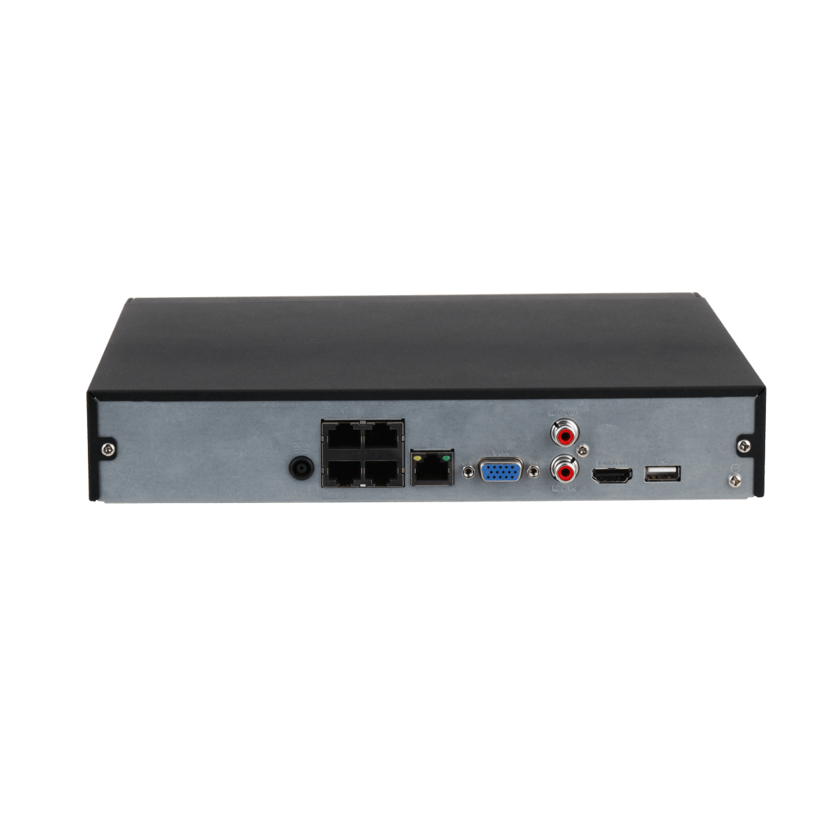 NVR DAHUA 4CH 4K con inteligencia 1DD + 4 PoE 80mbps HDMI3