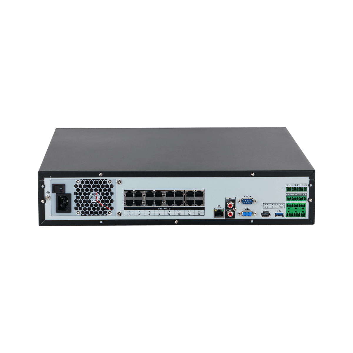 NVR 32CH 16POE. (AI) INTELI ARTIFI. 8HDD DAHUA1