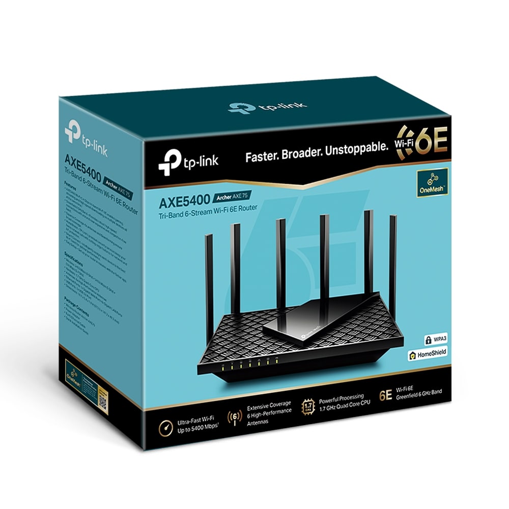 Router Gigabit Wi-Fi Tri-Band 6E Archer AXE75 - TP-Link4