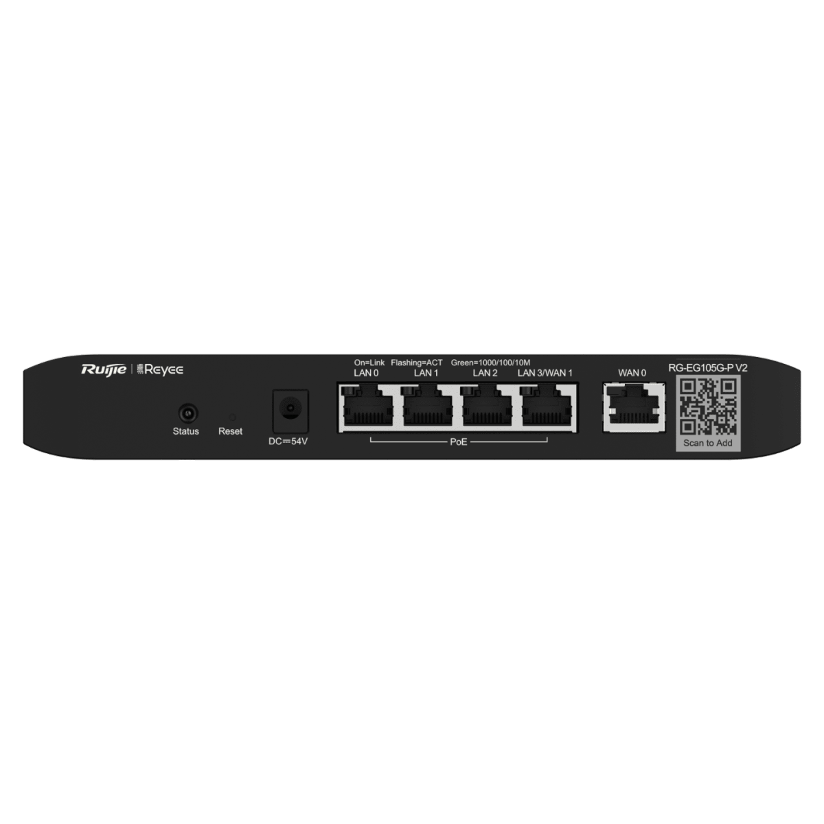 ROUTER EMPRESARIAL RUIJIE REYEE DUAL WAN GIGABIT 4 PUERTOS POE ADM POR NUBE LOAD BALANCING6