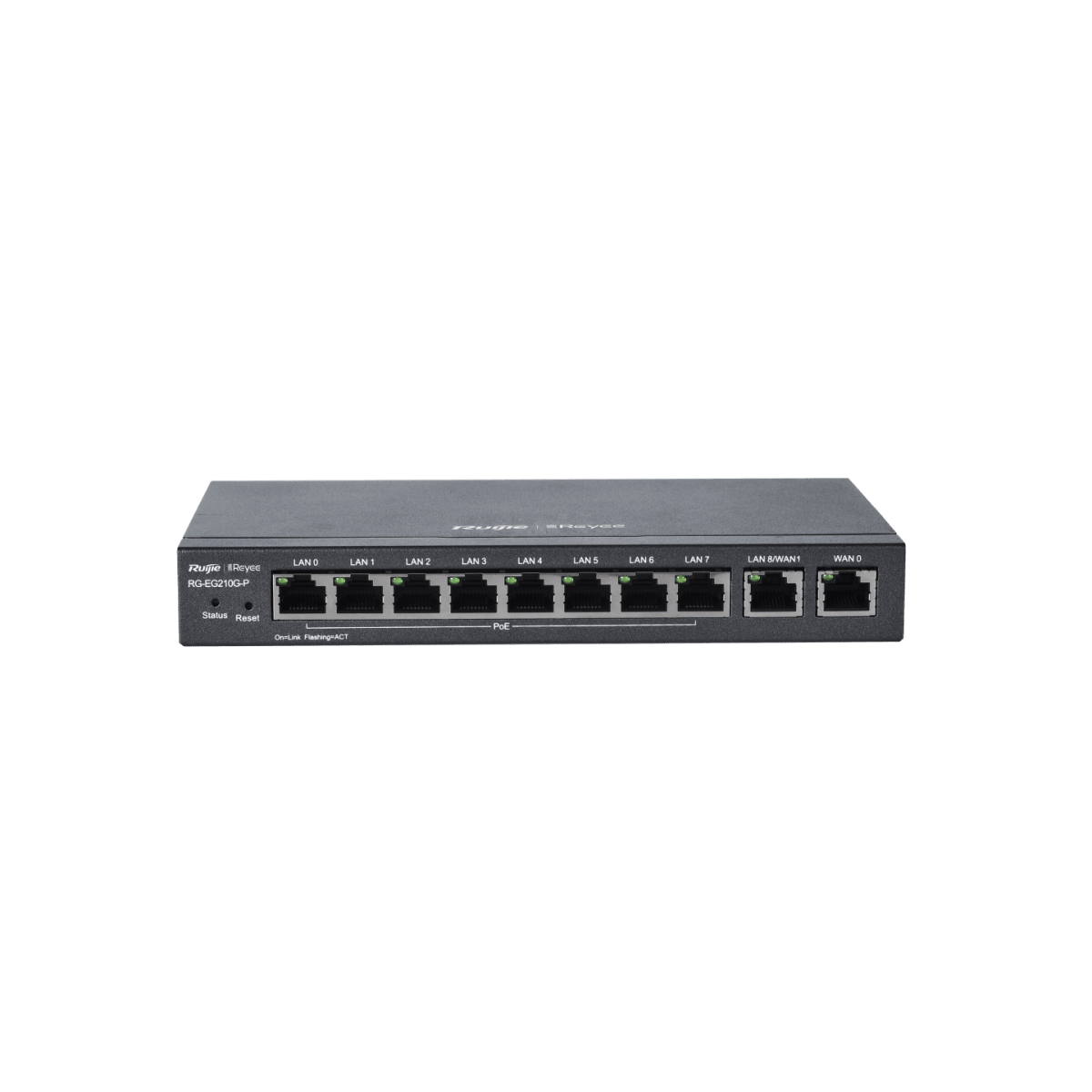 Router administrado por la Nube REYEE 10 puertas 10/100/1000 Base-T 8 son PoE, 4 WAN4