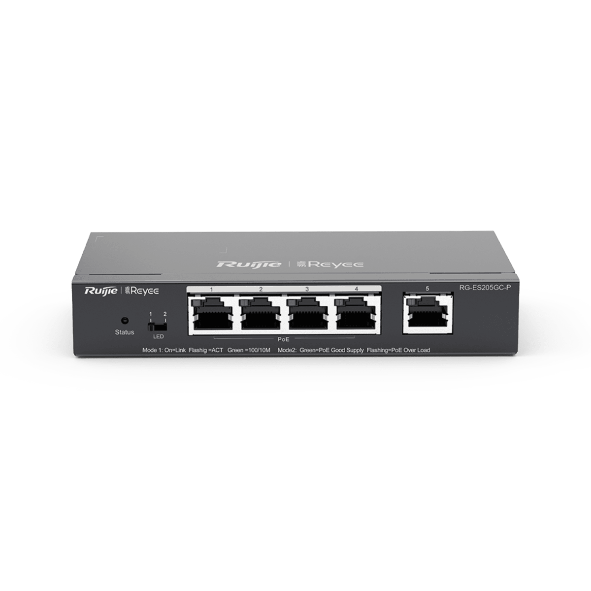Switch 4 Puertos Gigabit inteligente gestionado en la nube RUIJIE REYEE 5