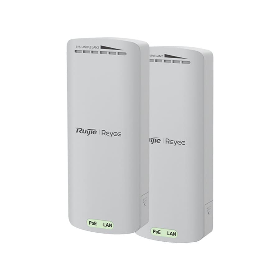 Puente inalámbrico 802.11b/g/n 2.4GHz 500M X PAR RUIJIE REYEE DOBLE FLUJO 7