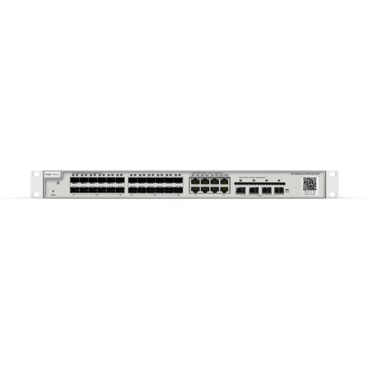 Switch de capa 3 con 24 puertos SFP 1Gbps, 8 puertos GigaEthernet, 4 SPF+ h	RUIJIE REYEE5