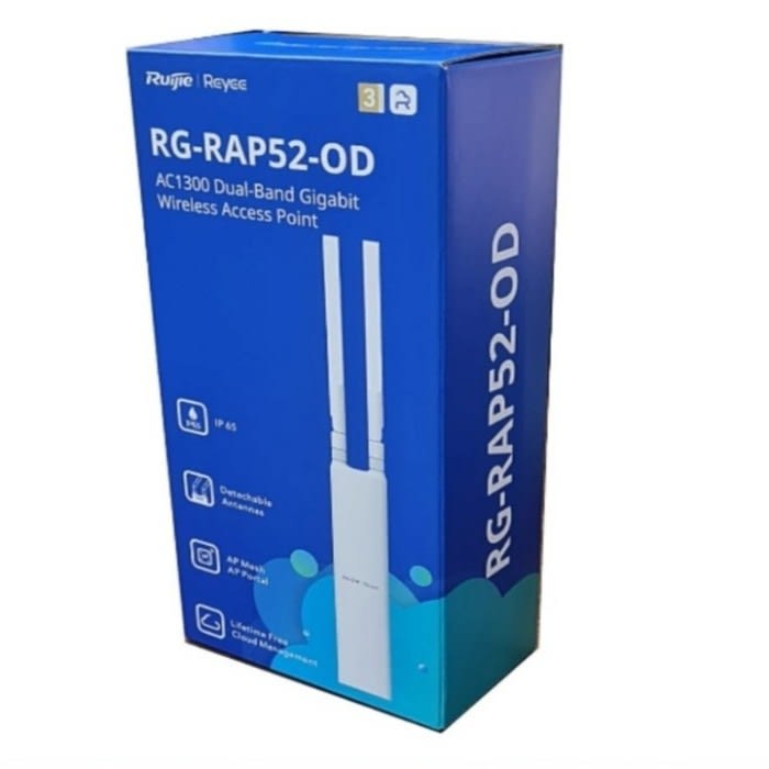 ACCESS POINT REYEE RUIJIE EXTERIOR DUAL BAND WIFI5 AC 1267MBPS IP65 MIMO 2X22