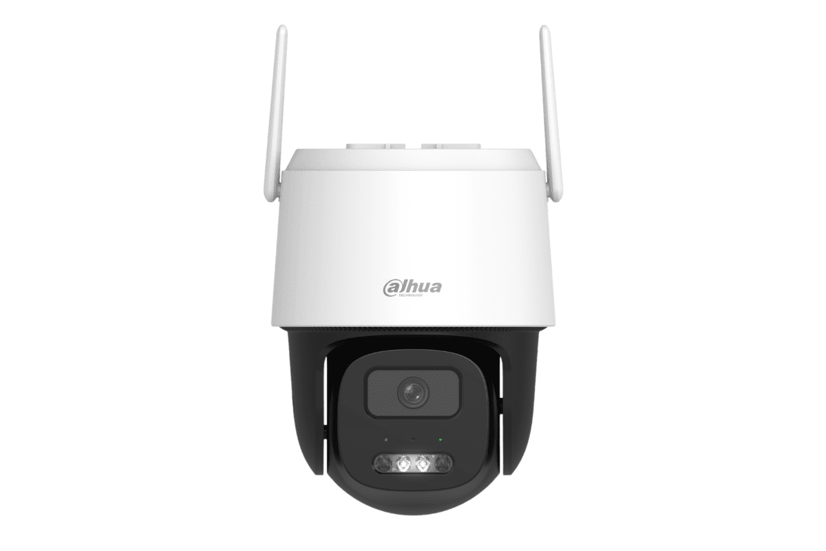 KIT CAMARA IP DAHUA WIFI6 SOLAR 4MP 2.1MM APOLLO BULLET C1 C/ PANEL SOLAR AOV SMART DUAL LIGHT ALARM2