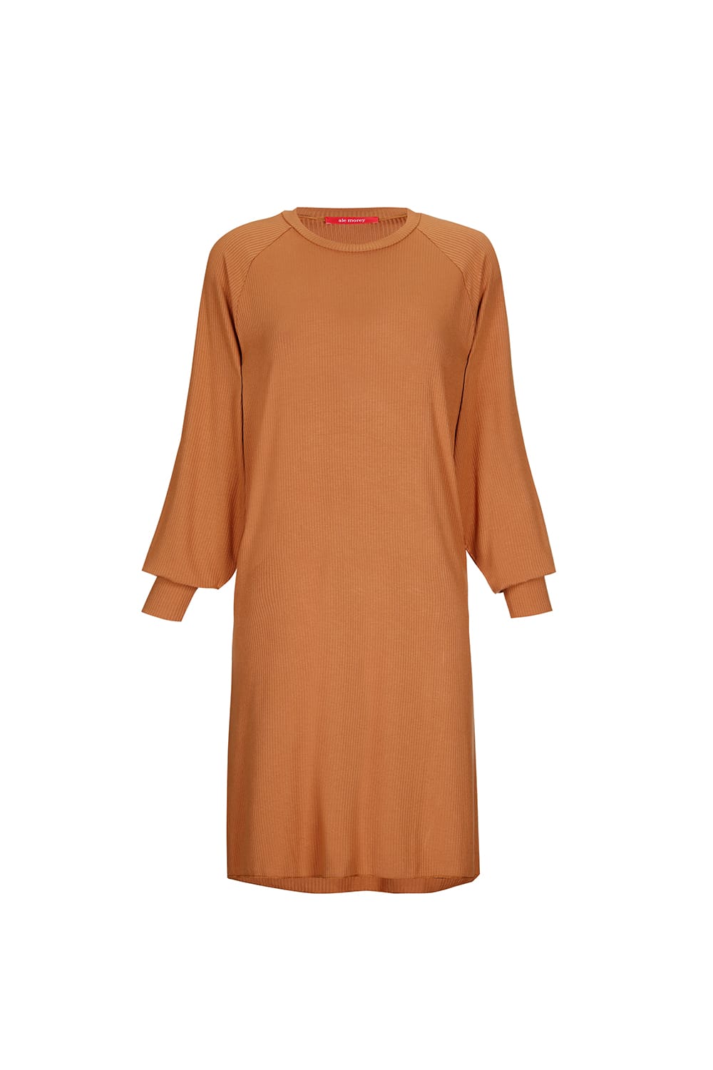 BOXY RIB DRESS - YAM BOXY RIB DRESS - YAM