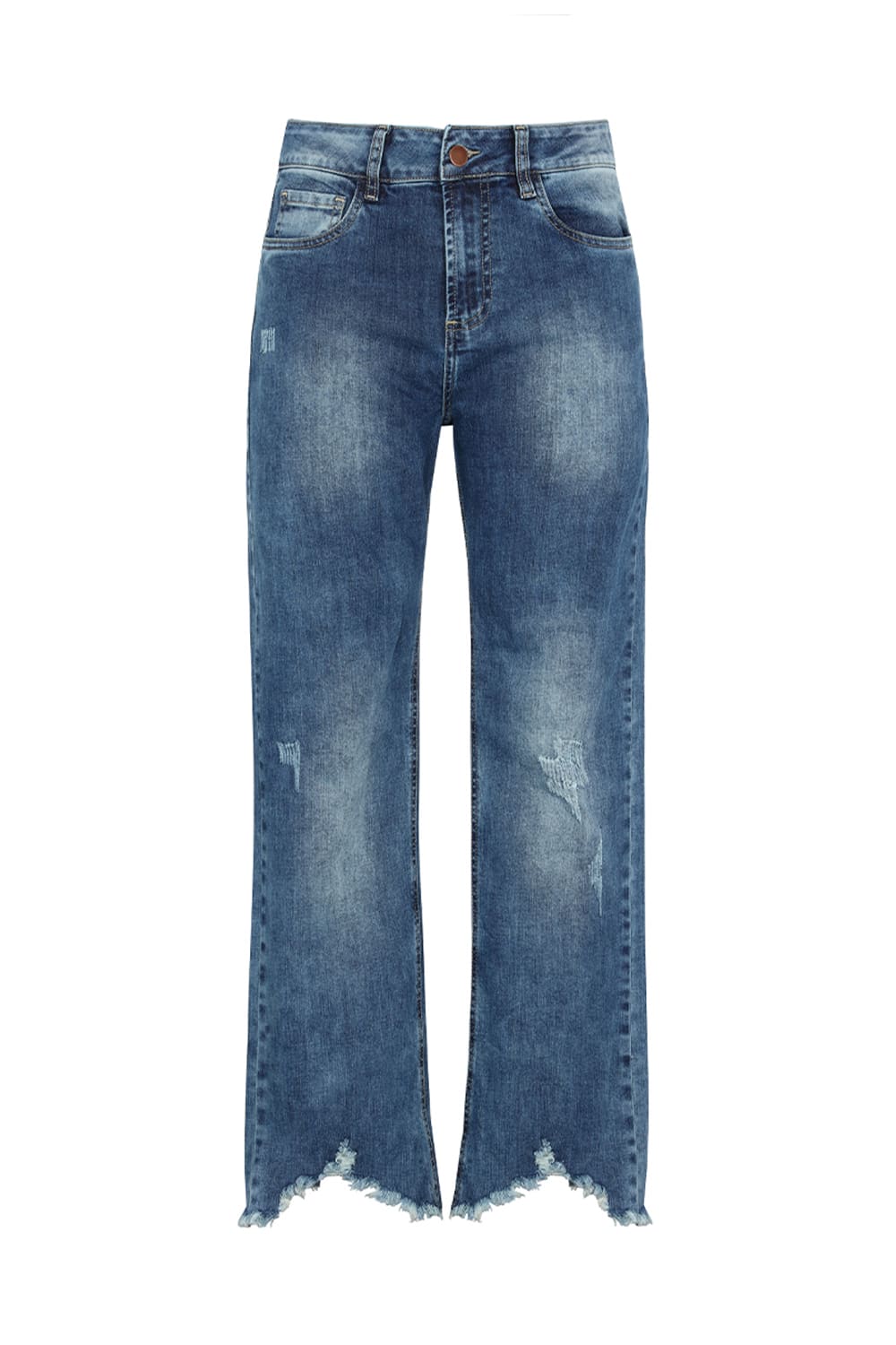 SEMI FLARED JEAN - BLUE SEMI FLARED JEAN - BLUE