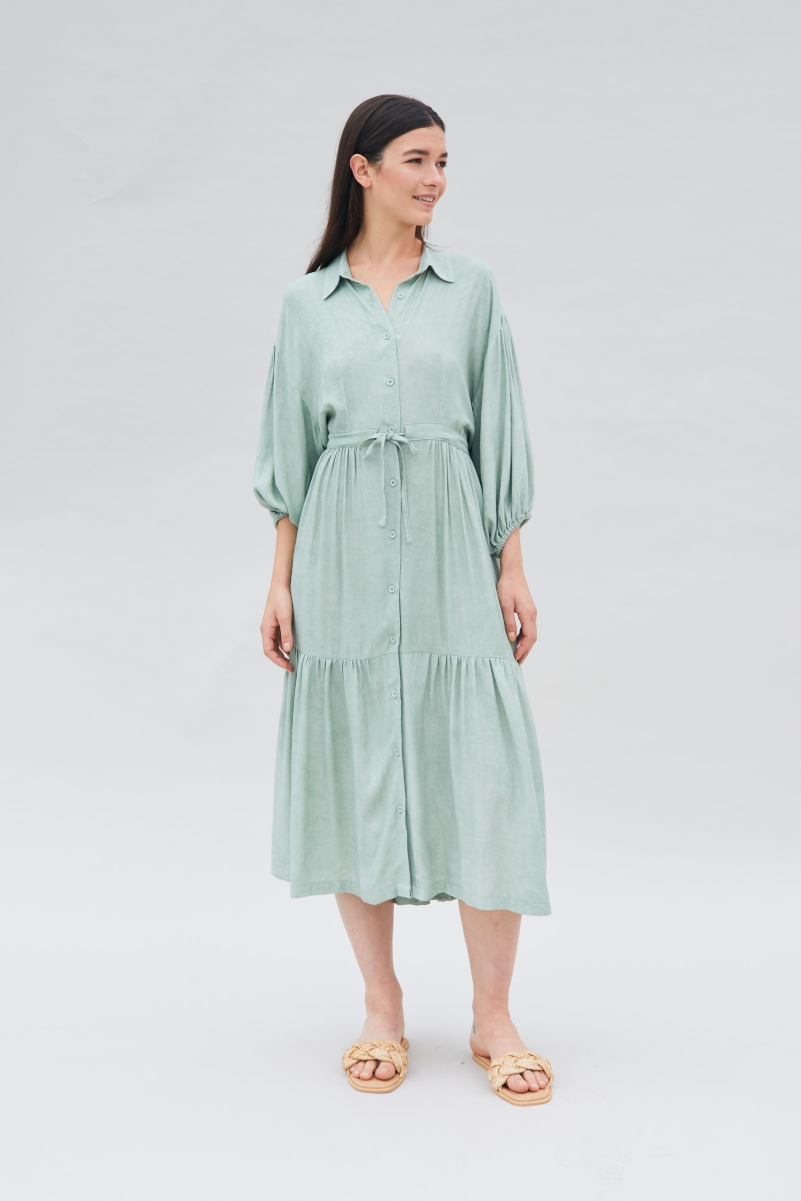 GIPSY DRESS - AQUA GIPSY DRESS - AQUA