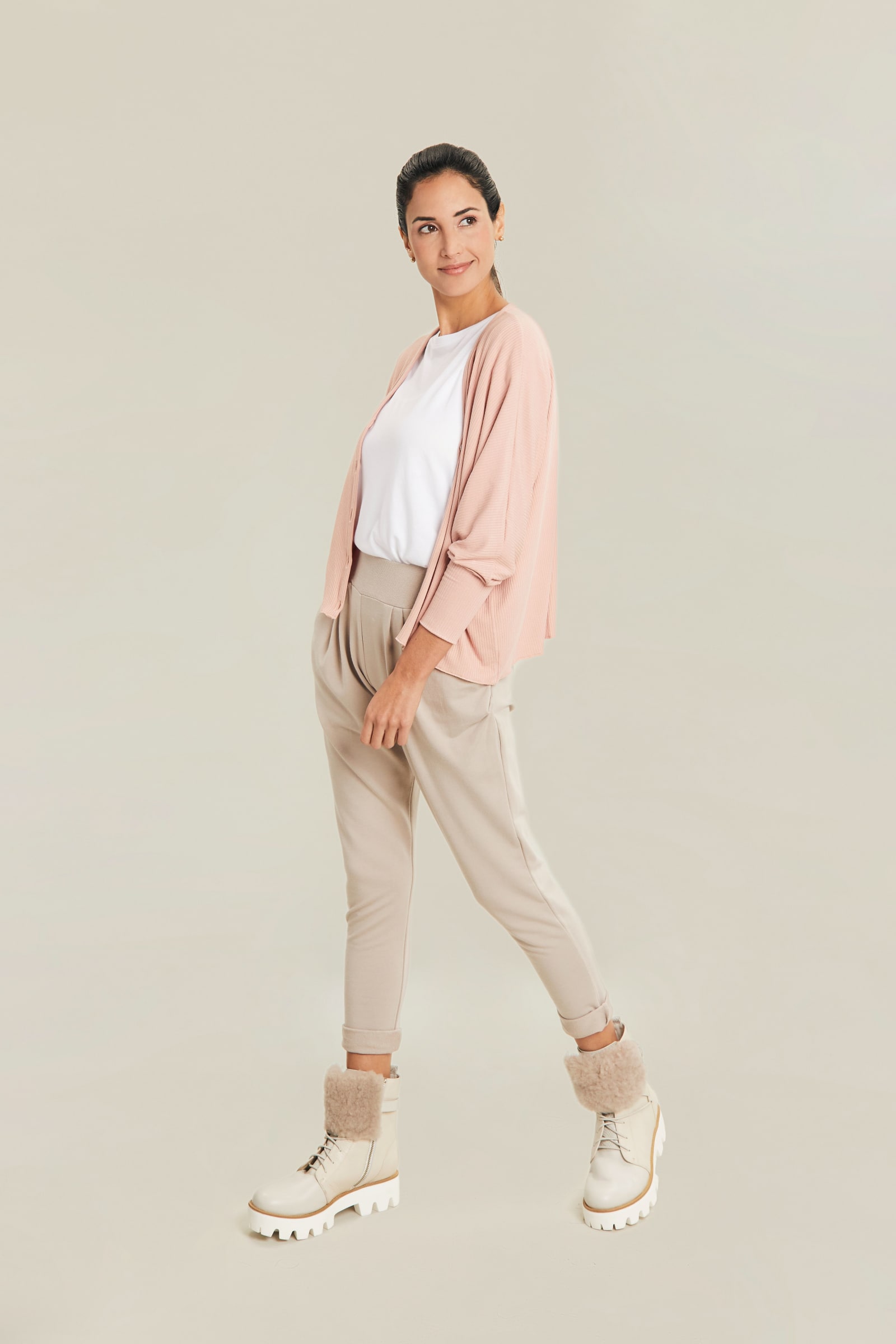 TERRY JOGGER - CASHMERE TERRY JOGGER - CASHMERE