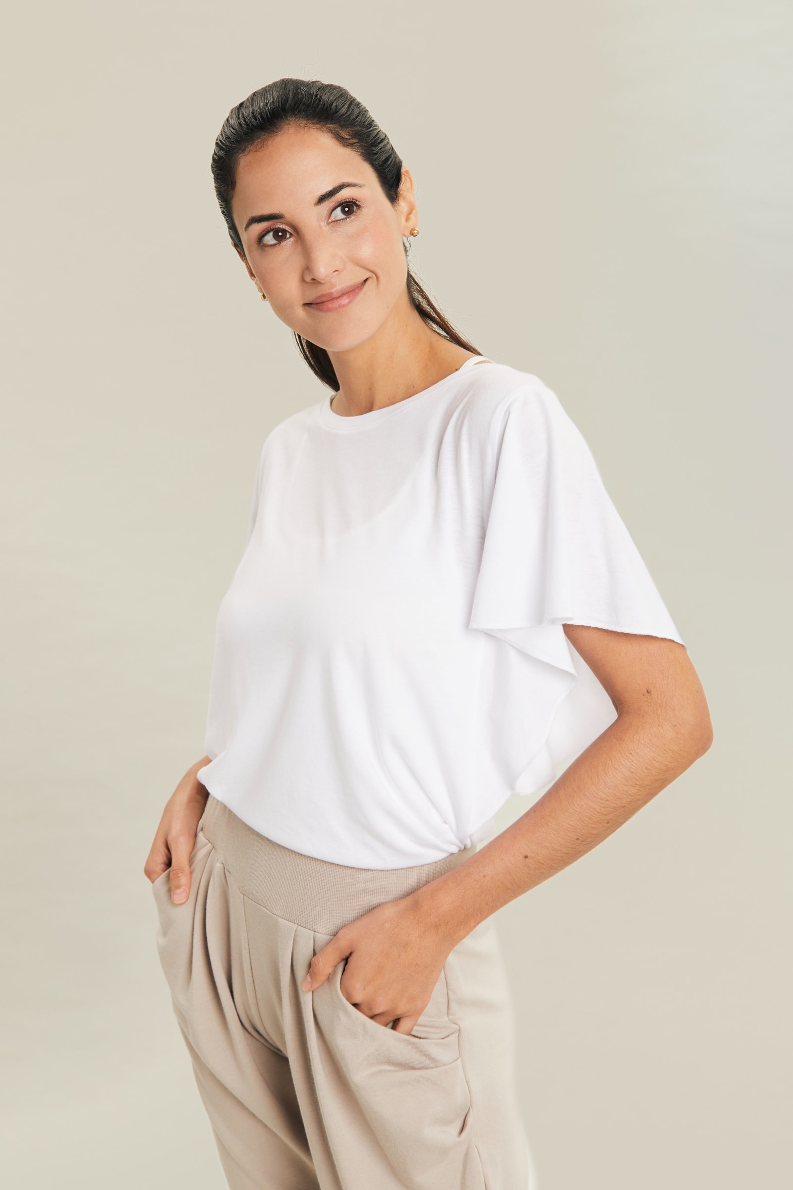 DOLMAN SHIRT - WHITE DOLMAN SHIRT - WHITE
