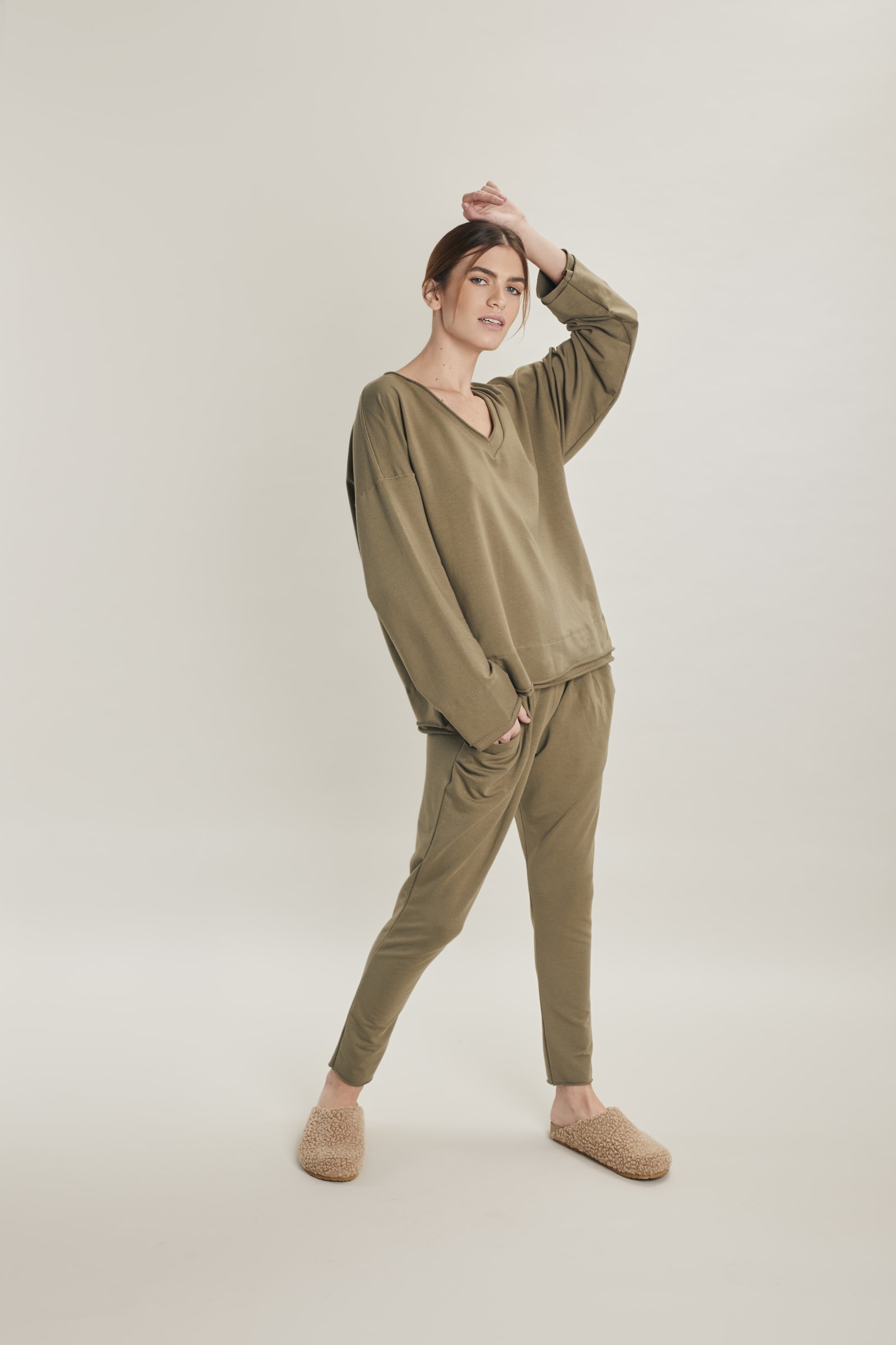 BALLOON TERRY - OLIVE BALLOON TERRY - OLIVE