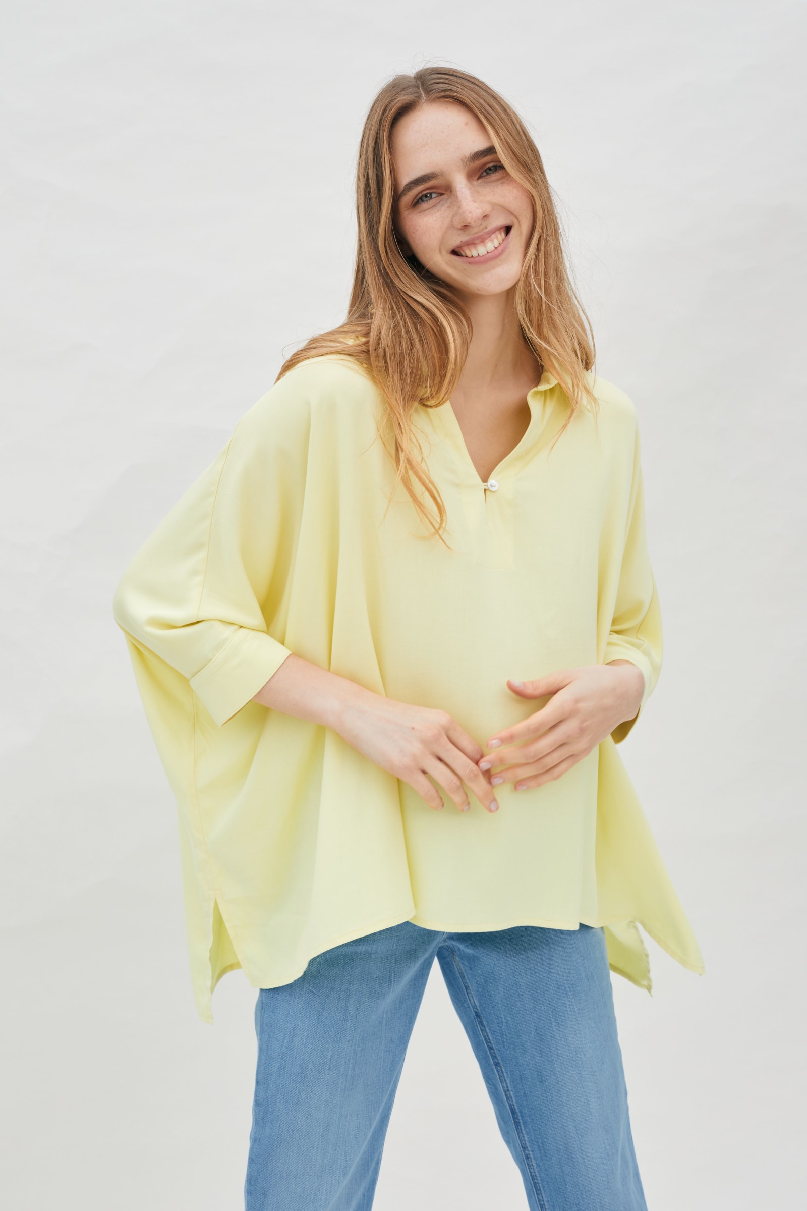 BOXY SHIRT - LEMON YELOW BOXY SHIRT - LEMON YELOW