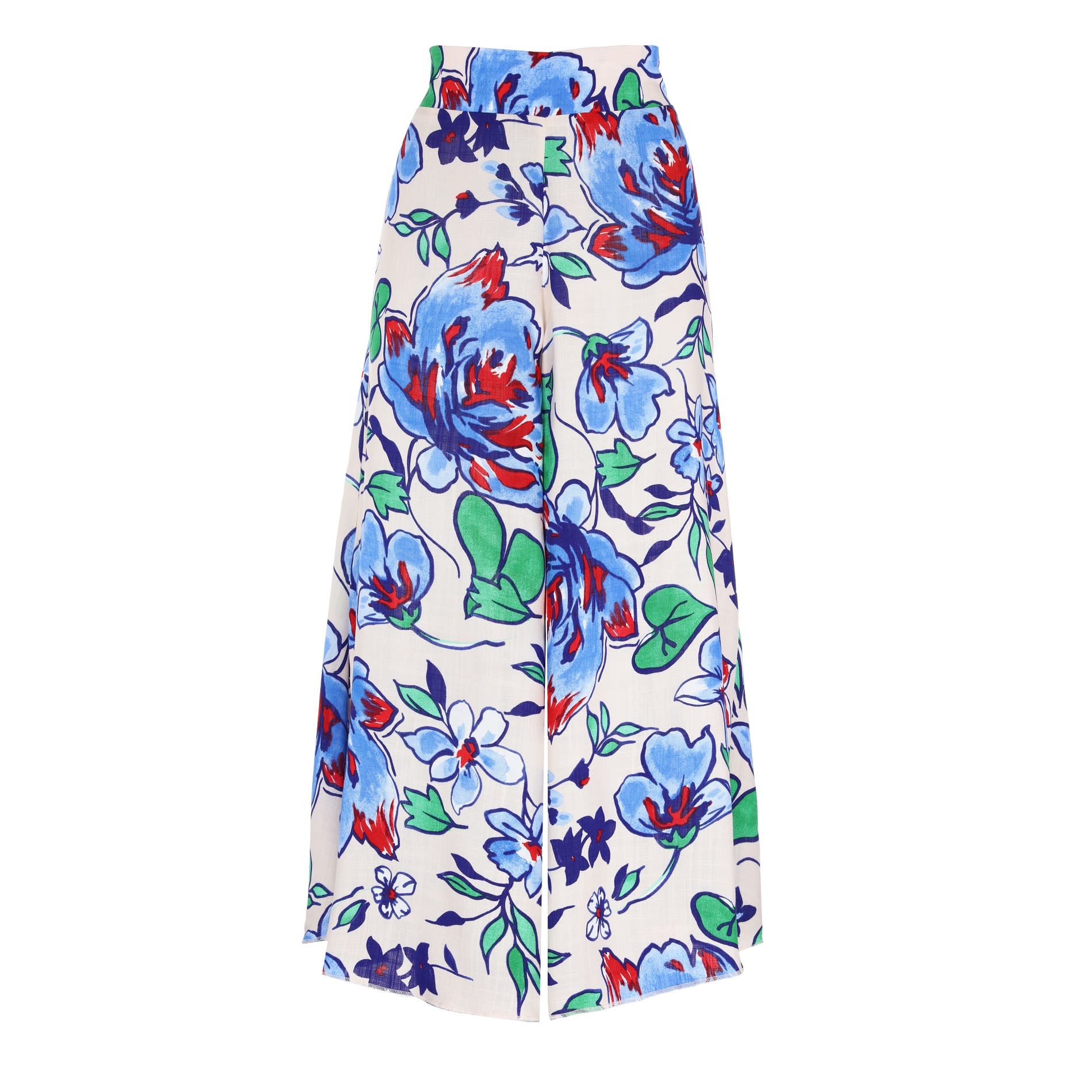 FLARE CULOTTE PRINT - IVORY FLARE CULOTTE PRINT - IVORY
