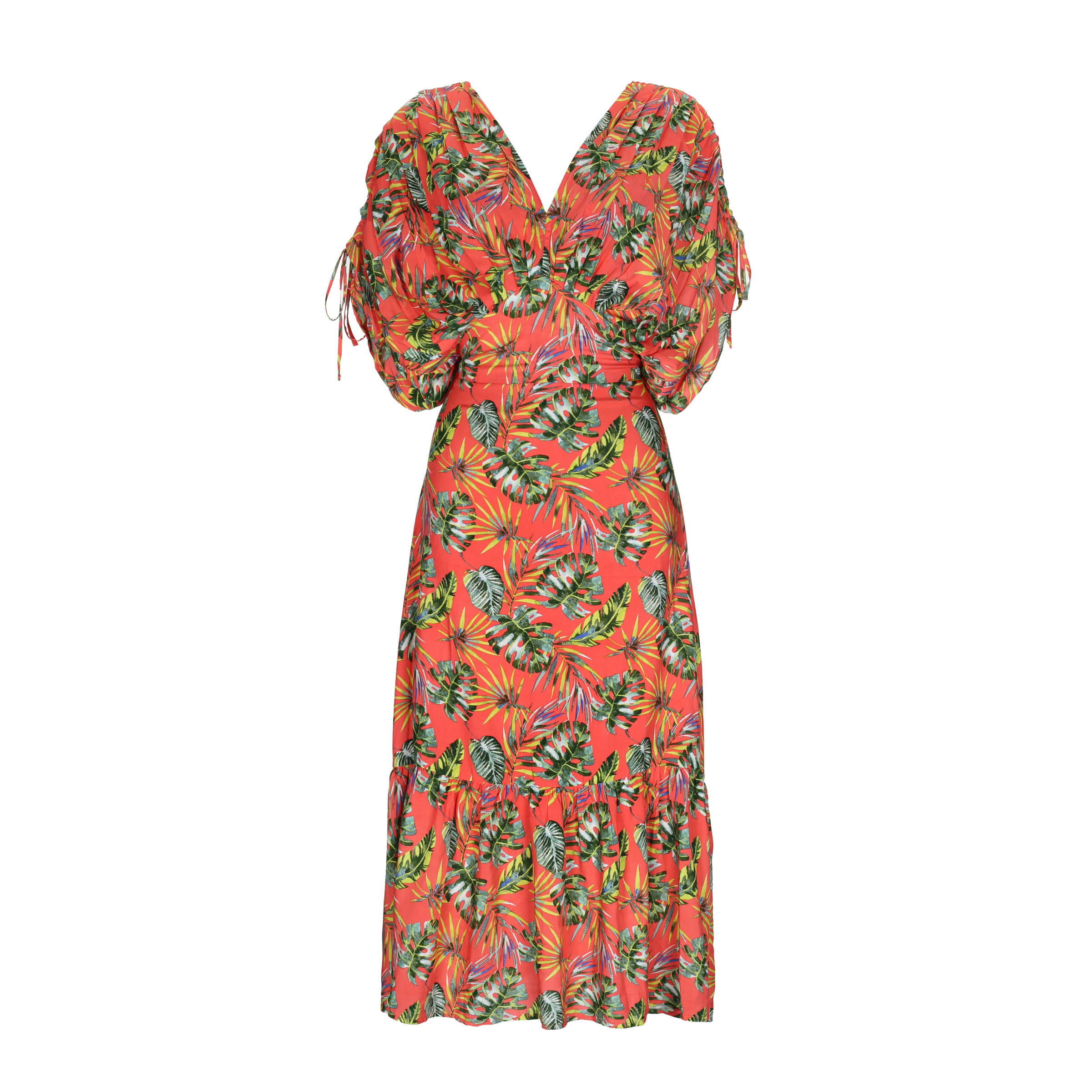 FRESH MIDI DRESS - CORAL FRESH MIDI DRESS - CORAL