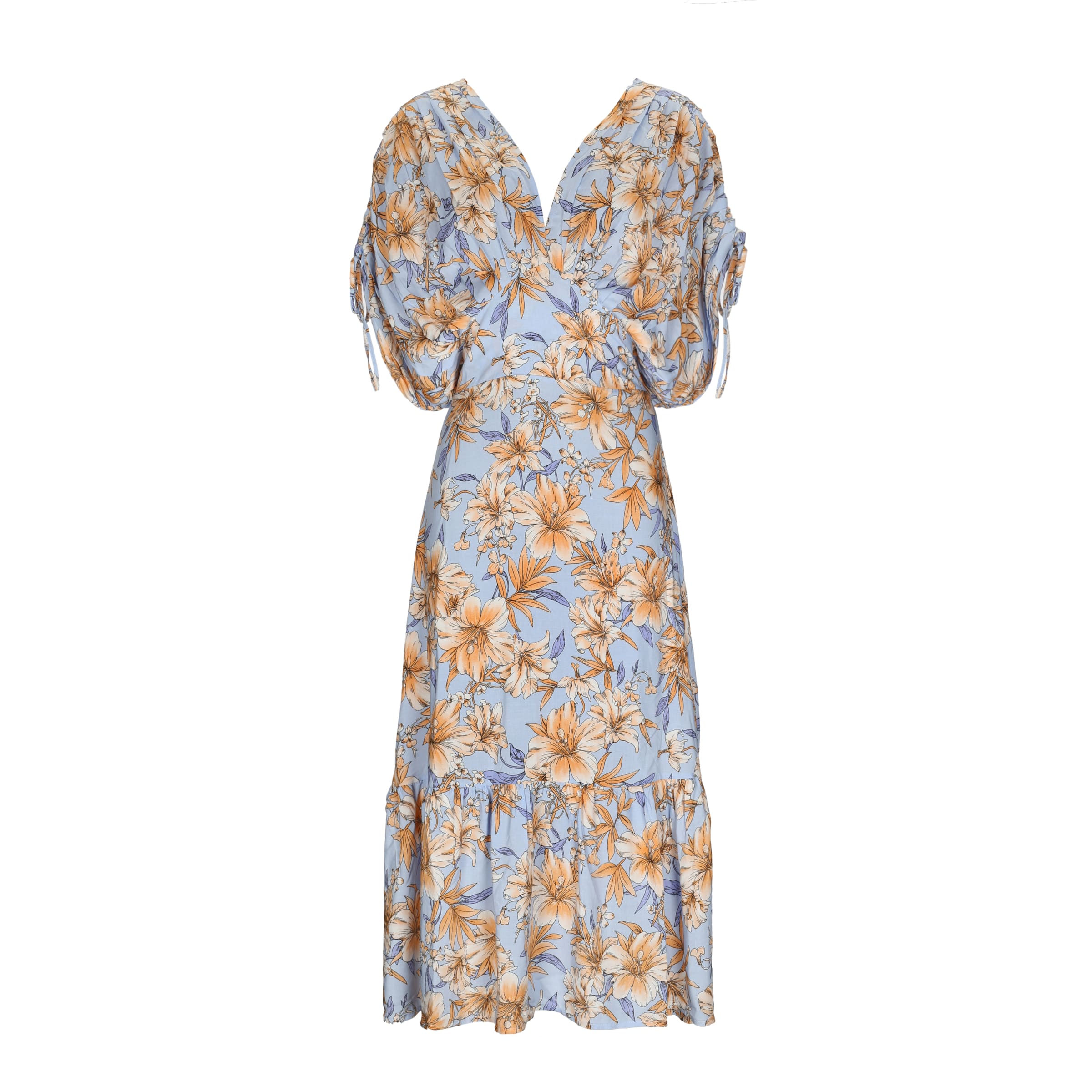 FRESH MIDI DRESS - LIGHT BLUE FRESH MIDI DRESS - LIGHT BLUE