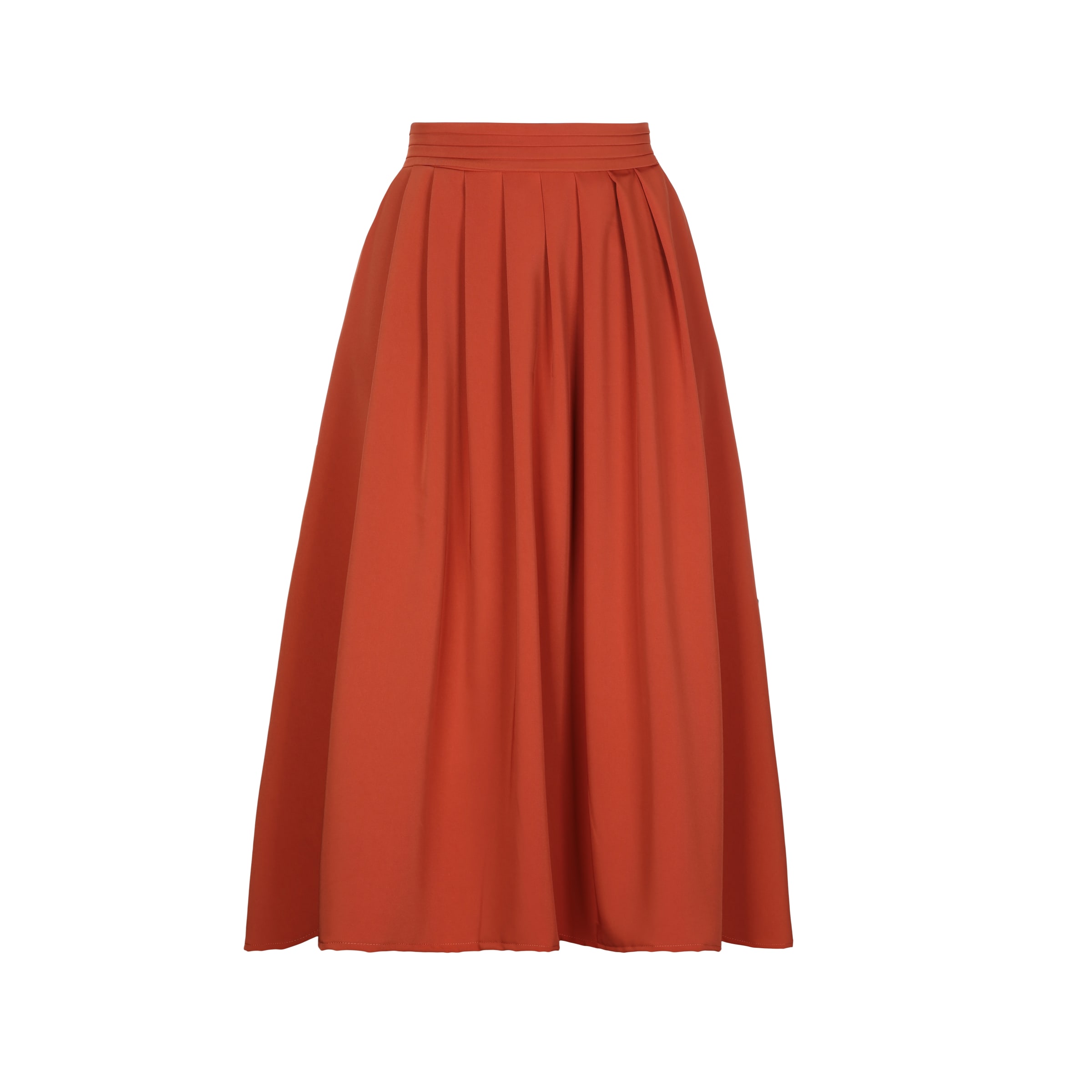 MIDI SKIRT - RUST MIDI SKIRT - RUST