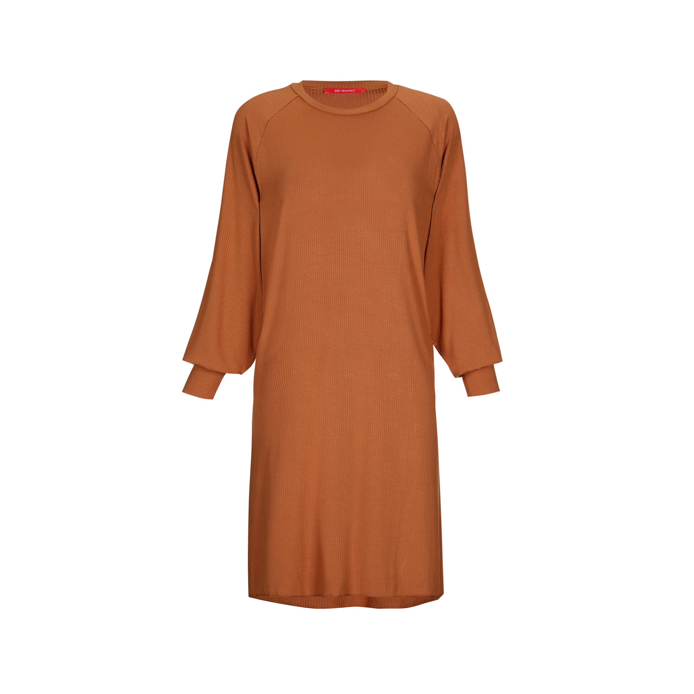 BOXY RIB DRESS - YAM BOXY RIB DRESS - YAM