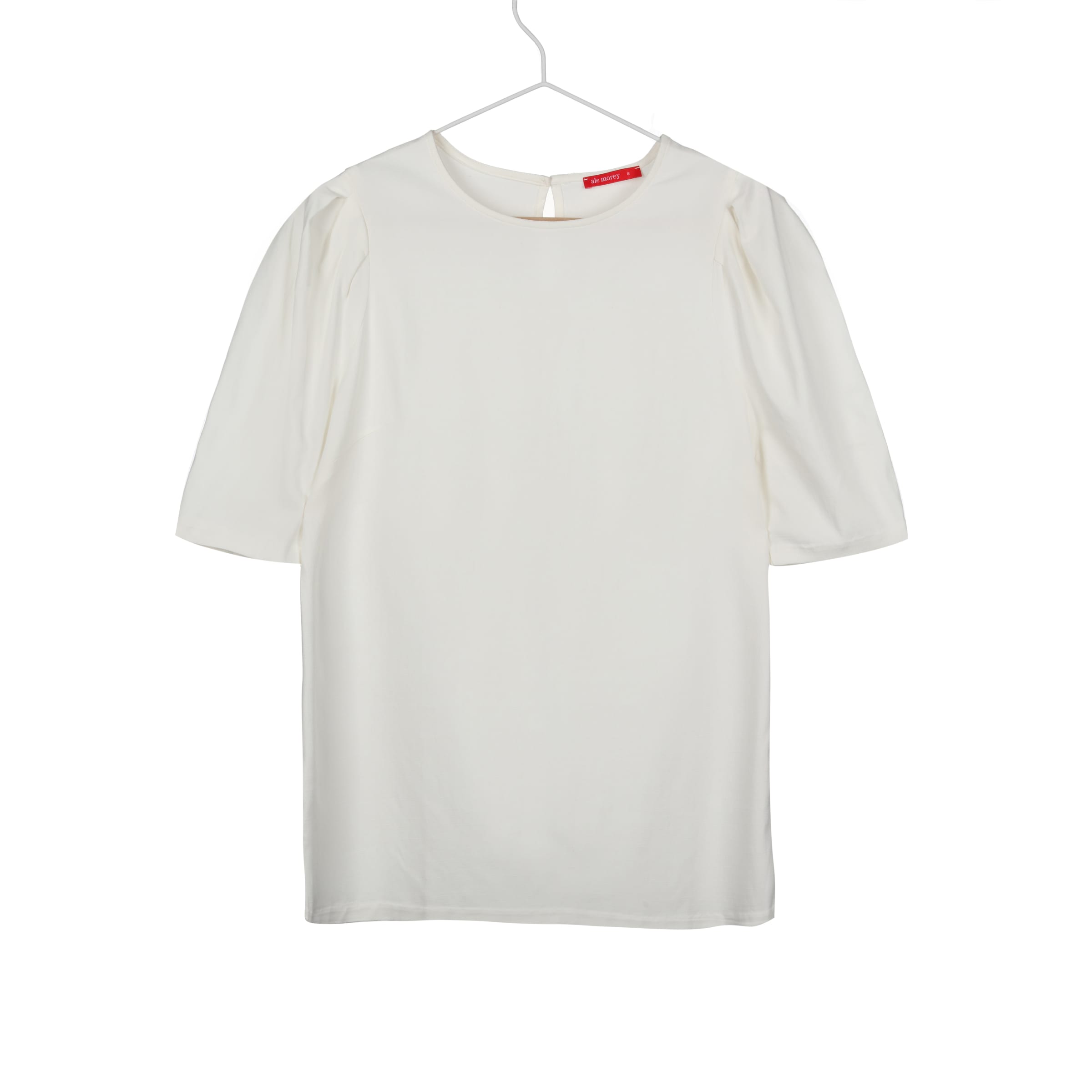 RUFFLE MUTTON BLOUSE - IVORY RUFFLE MUTTON BLOUSE - IVORY