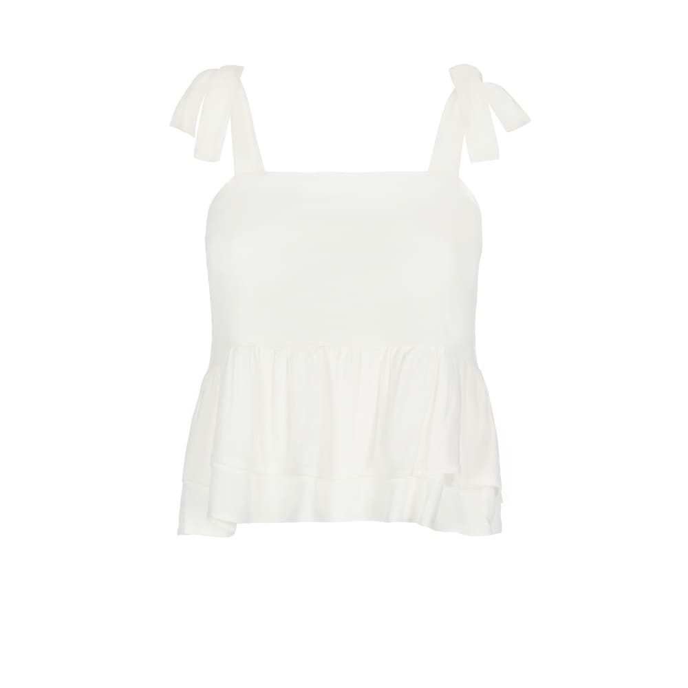 RUFFLE TOP - IVORY RUFFLE TOP - IVORY
