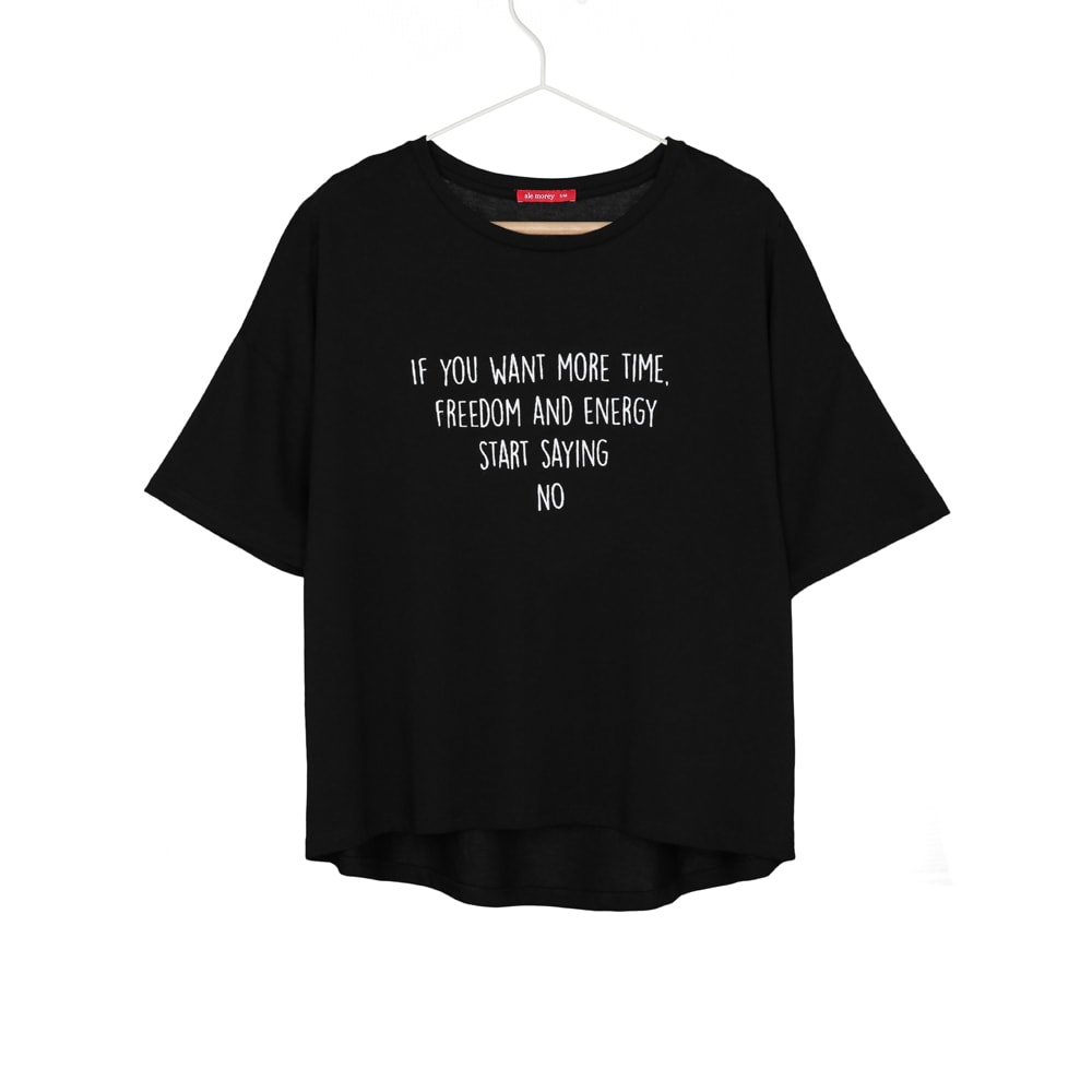 SAY NO - BLACK SAY NO - BLACK