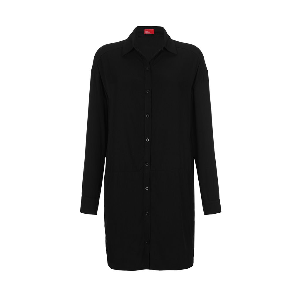 SHIRT DRESS - BLACK SHIRT DRESS - BLACK