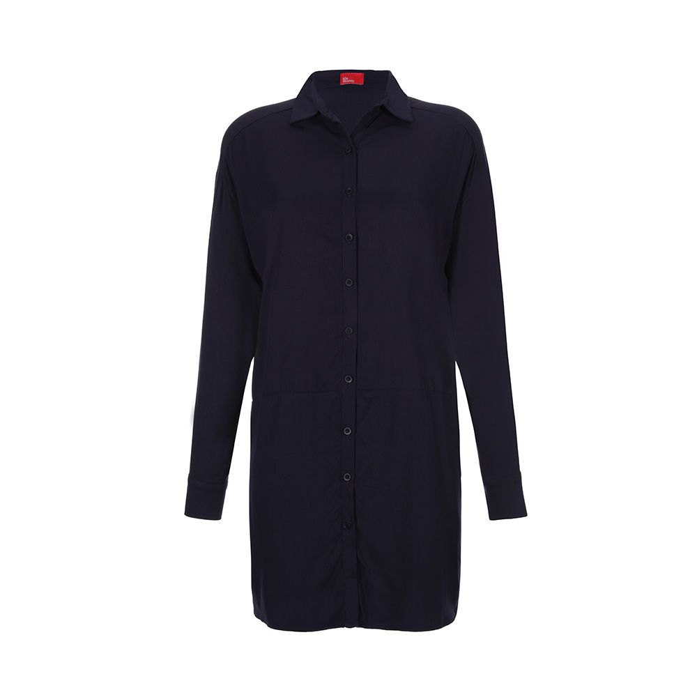 SHIRT DRESS - BLUE SHIRT DRESS - BLUE